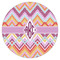 Ikat Chevron Icing Circle - Medium - Single