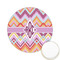 Ikat Chevron Icing Circle - Small - Front