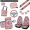 Ikat Chevron Interior Car Accessories