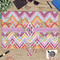 Ikat Chevron Jigsaw Puzzle 1014 Piece - In Context