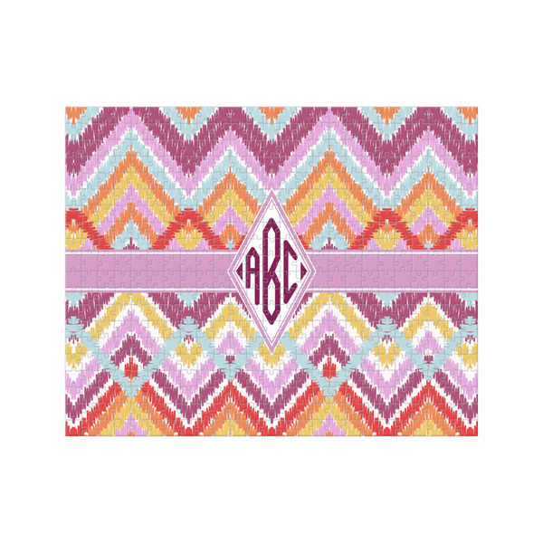 Custom Ikat Chevron 500 pc Jigsaw Puzzle (Personalized)