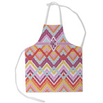 Ikat Chevron Kid's Apron - Small (Personalized)