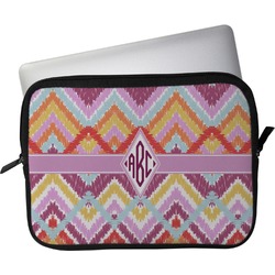 Ikat Chevron Laptop Sleeve / Case - 13" (Personalized)