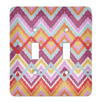 Ikat Chevron Light Switch Cover (2 Toggle Plate)