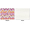 Ikat Chevron Linen Placemat - APPROVAL Single (single sided)