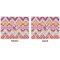 Ikat Chevron Linen Placemat - APPROVAL (double sided)