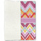 Ikat Chevron Linen Placemat - Folded Half