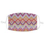 Ikat Chevron Adult Cloth Face Mask - XLarge