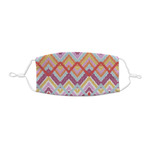 Ikat Chevron Kid's Cloth Face Mask - XSmall