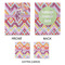 Ikat Chevron Medium Gift Bag - Approval