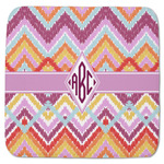 Ikat Chevron Memory Foam Bath Mat - 48"x48" (Personalized)