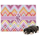 Ikat Chevron Dog Blanket (Personalized)