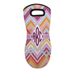 Ikat Chevron Neoprene Oven Mitt w/ Monograms