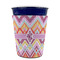 Ikat Chevron Party Cup Sleeves - without bottom - FRONT (on cup)