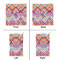 Ikat Chevron Party Favor Gift Bag - Matte - Approval