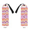 Ikat Chevron Plastic Bookmarks - Approval