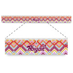 Ikat Chevron Plastic Ruler - 12" (Personalized)