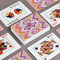 Ikat Chevron Playing Cards - Front & Back View