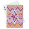 Ikat Chevron Playing Cards - Front View