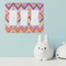 Ikat Chevron Rocker Light Switch Covers - Triple - IN CONTEXT