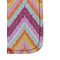 Ikat Chevron Sanitizer Holder Keychain - Detail