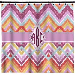 Ikat Chevron Shower Curtain (Personalized)