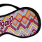 Ikat Chevron Sleeping Eye Mask - DETAIL Large