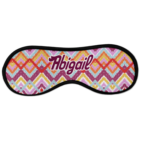 Custom Ikat Chevron Sleeping Eye Masks - Large (Personalized)