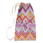 Ikat Chevron Laundry Bags - Small (Personalized)