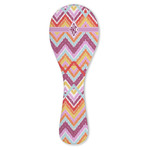 Ikat Chevron Ceramic Spoon Rest (Personalized)