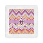 Ikat Chevron Cocktail Napkins (Personalized)