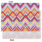 Ikat Chevron Tissue Paper - Heavyweight - Large - Front & Back