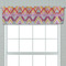 Ikat Chevron Valance - Closeup on window