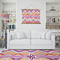 Ikat Chevron Wall Hanging Tapestry - IN CONTEXT