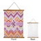 Ikat Chevron Wall Hanging Tapestry - Portrait - APPROVAL