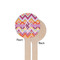 Ikat Chevron Wooden 7.5" Stir Stick - Round - Single Sided - Front & Back