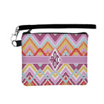 Ikat Chevron Wristlet ID Case w/ Monogram