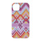 Ikat Chevron iPhone 14 Pro Case - Back