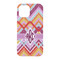 Ikat Chevron iPhone 15 Case - Back