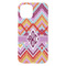 Ikat Chevron iPhone 15 Plus Case - Back