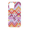 Ikat Chevron iPhone 15 Pro Case - Back