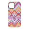 Ikat Chevron iPhone 15 Pro Tough Case - Back