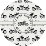 Motorcycle Multipurpose Round Labels - 1" (Personalized)