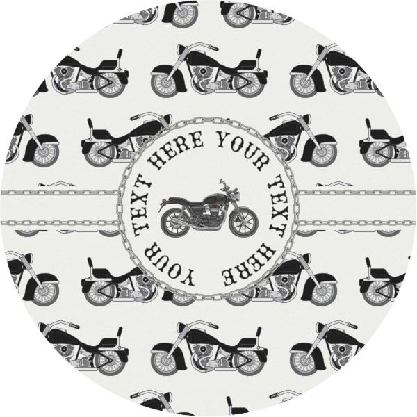 Custom Motorcycle Multipurpose Round Labels - 1" (Personalized)