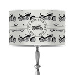 Motorcycle 12" Drum Lamp Shade - Poly-film (Personalized)