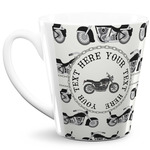 Motorcycle 12 Oz Latte Mug (Personalized)