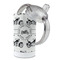 Motorcycle 12 oz Stainless Steel Sippy Cups - Top Off