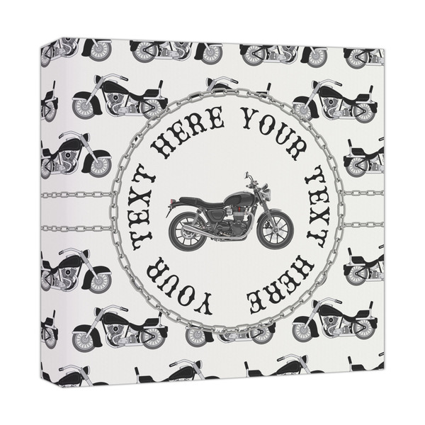 Custom Motorcycle Canvas Print - 12x12 (Personalized)