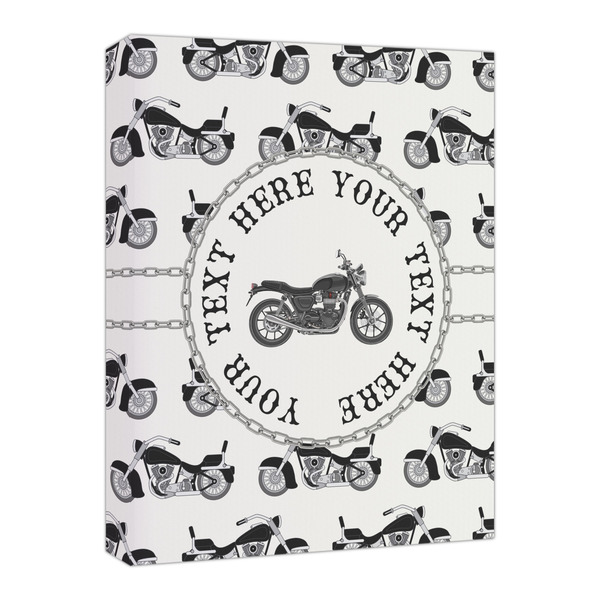 Custom Motorcycle Canvas Print - 16x20 (Personalized)