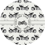 Motorcycle Multipurpose Round Labels - 2" (Personalized)